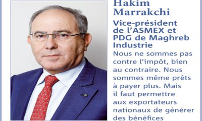 Hakim Marrakchi, vice-président de l’Association marocaine des exportateurs (ASMEX)