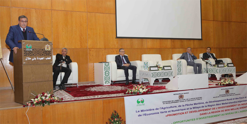 Aziz Akhannouch et Moulay Hafid Elalamy à Beni-Mellal Khénifra pour soutenir l’investissement