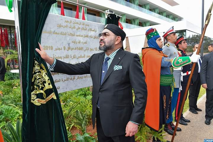 Sa Majesté inaugure à Salé le Complexe Mohammed VI de Football