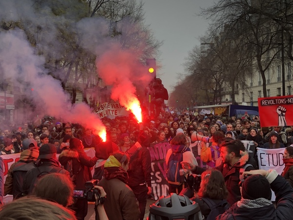Réforme des retraites, Greve en France