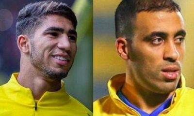 Hamdallah et Hakimi