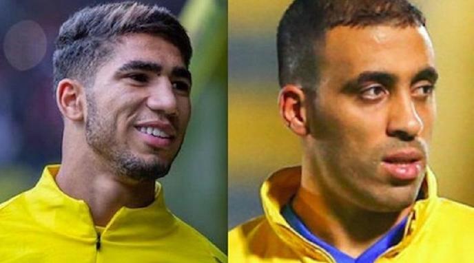 Hamdallah et Hakimi