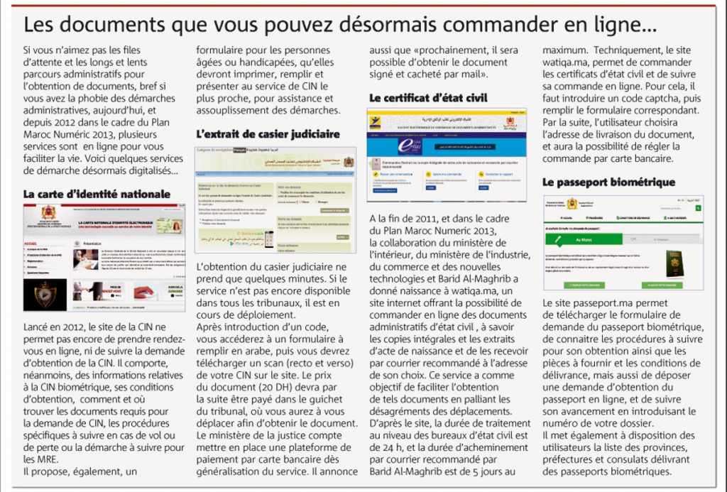 Digitalisation de l’administration