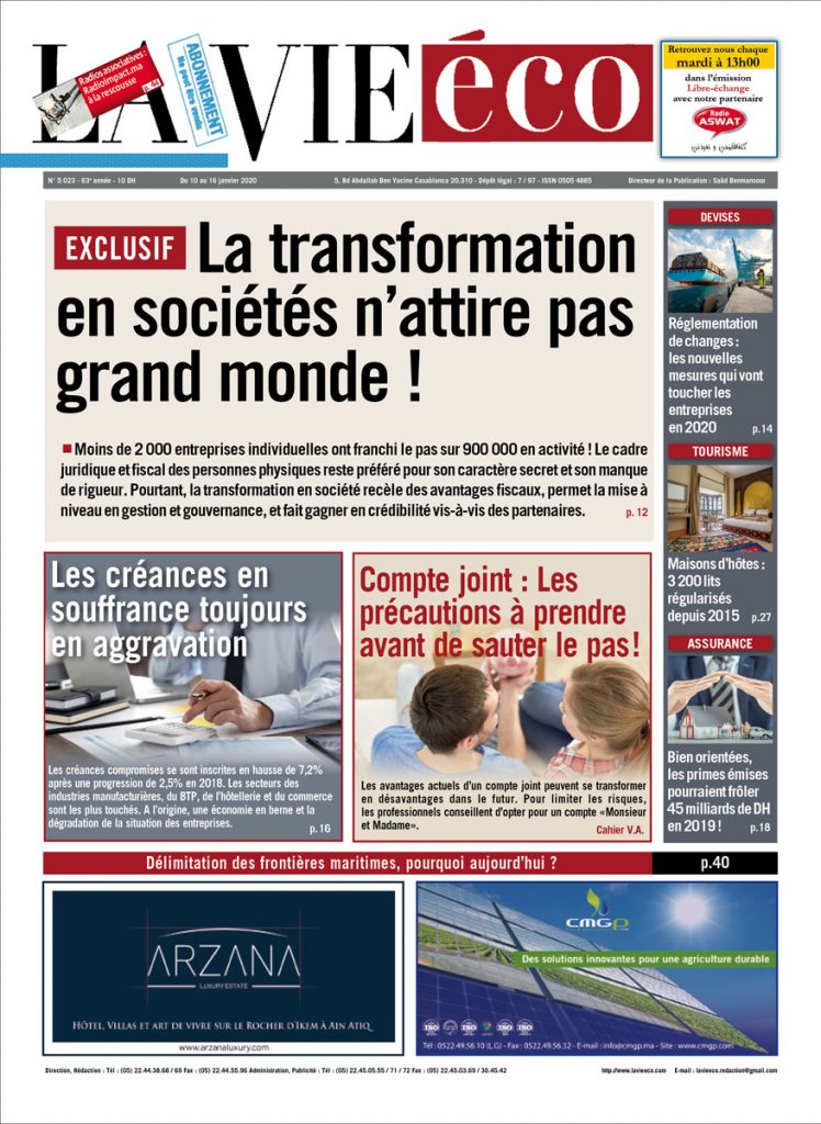 La Vie éco du Janvier 2020