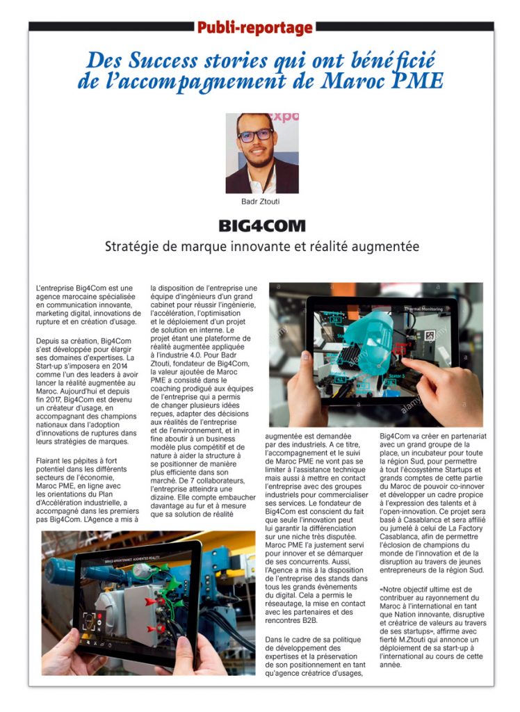 Big4Com, Stratégie de marque innovante et réalité augmentée Big4Com, Stratégie de marque innovante et réalité augmentée