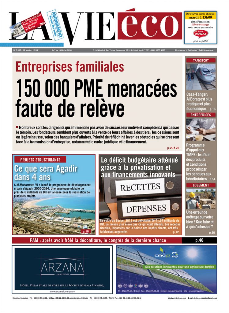 La Vie éco du 7 février 2020