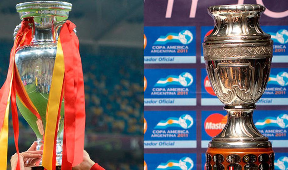 l'Euro et la Copa America de football