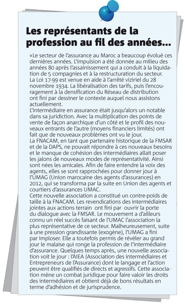 Les représentants de la profession au fil des années...