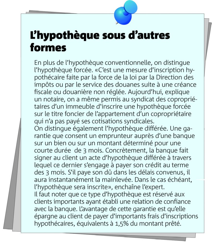 hypothéquer