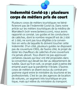 Indemnité Covid