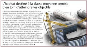 Lhabitat destiné à la classe moyenne