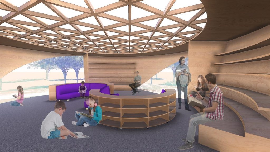 photo réseau de lecture publique structure légère