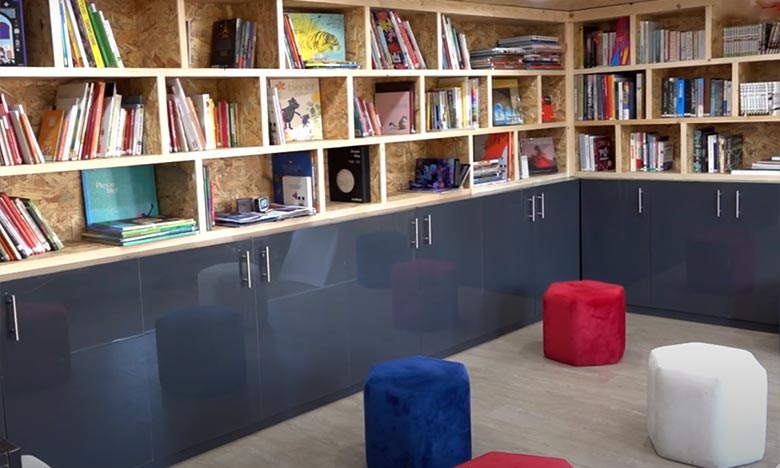 Un bibliotobiss inauguré à l'ESA Casablanca