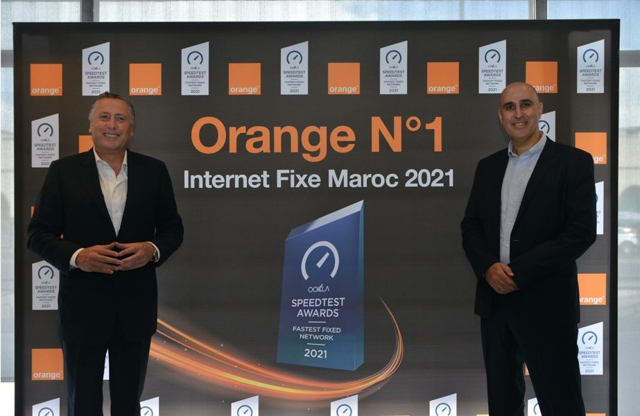 Hendrik Kasteel, DG Orange Maroc et Mohamed Benali, Directeur Central Technique