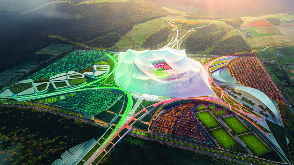 Grand Stade Hassan II : 763 millions de dirhams pour le marché des fluides 1 Stade Hassan II scaled large